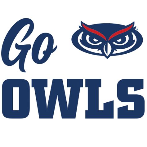 Transparency Go Owls Sticker by Florida Atlantic University for iOS & Android | GIPHY