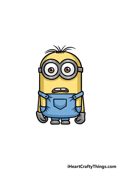 How to Draw a Minion How to Draw a Minion Step by Step Easy Bob Waiting ...