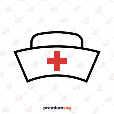 Nurse Hat SVG, Doctor's Hat SVG Cut and Clipart | PremiumSVG