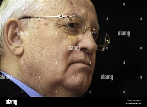 Former Soviet leader and Nobel Peace Prize recipient, Mikhail Gorbachev ...