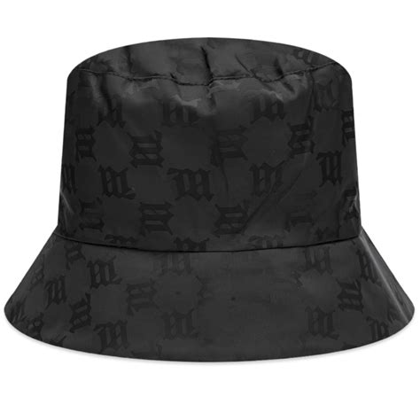 MISBHV Monogram Bucket Hat Black | END. (US)