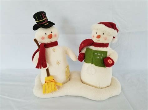 Hallmark Singing Snowmen 2003 Rare, "We wish you a Merry Christmas"-works -- Antique Price Guide ...