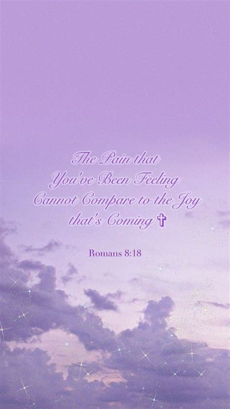 Romans 8:18 Bible Verse Purple Aesthetic in 2022 | Romans 8 18, Romans 8:18 aesthetic, Jesus ...