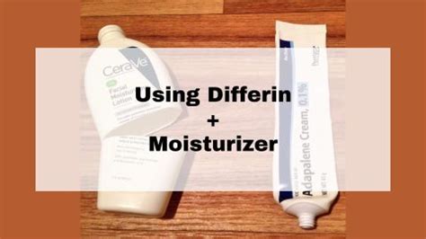 Using Adapalene (Differin) Berofe And After Moisturizer ️