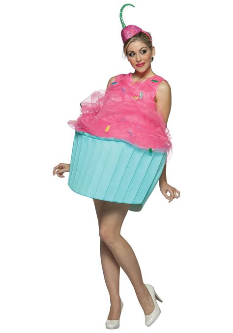 Tasty Pink Cupcake Women's Costume | Food Costumes