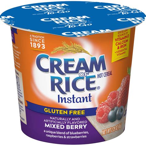 Instant Cream of Wheat, Cream of Rice, Cream of Wheat Flavors