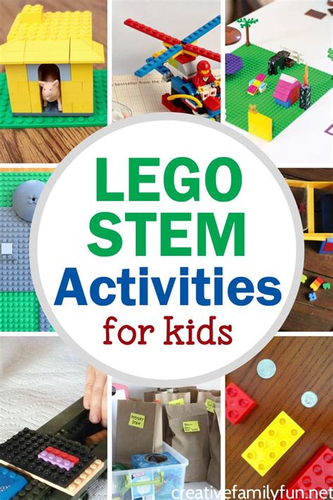 LEGO STEM Challenges for Kids | Lego stem challenge, Lego stem activities, Fun engineering ...