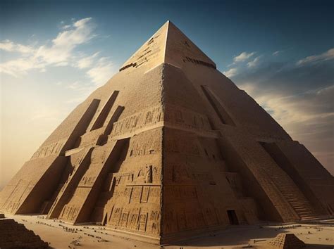 Premium Photo | A construction of pyramid khafre