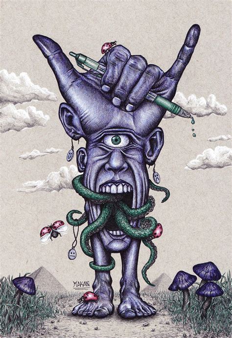 Surreal Monster Drawing by Eli Makani | Weird drawings, Art sketches ...