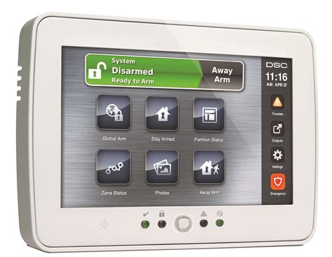 Security System TouchScreen Keypad PTK 5507 | DSC PowerSeries Security ...