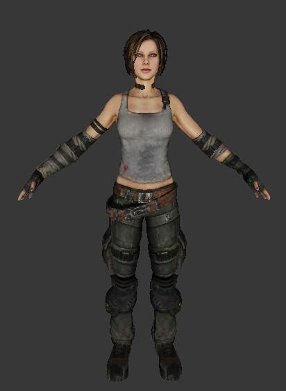 Trishka Novak - Bulletstorm character 3d model 3ds max files free download - CadNav