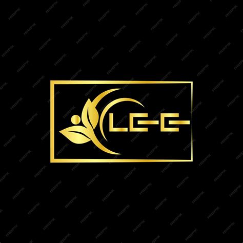 Premium Vector | Lee letter branding logo design template