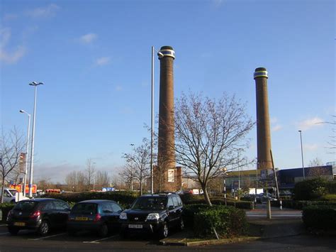 Croydon: former power station chimneys © Christopher Hilton cc-by-sa/2.0 :: Geograph Britain and ...