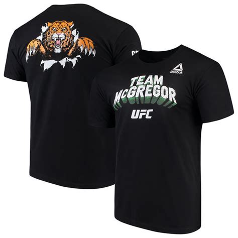 UFC Reebok Team Conor McGregor Tiger Shirt | FighterXFashion.com