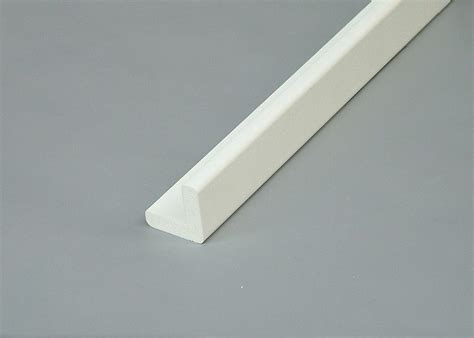 Outside Corner Smooth PVC Trim Moldings With Customized Length , Termite-Proof