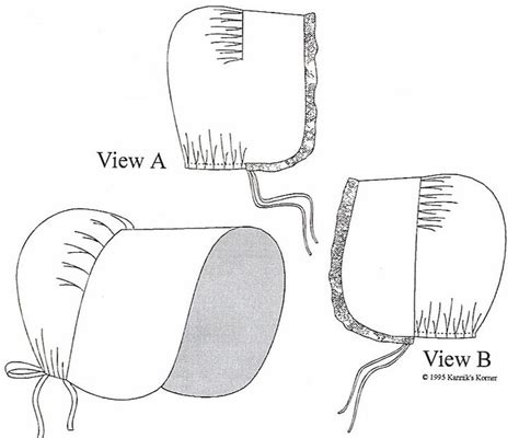 bonnet | 패턴, 인형 옷, 바느질