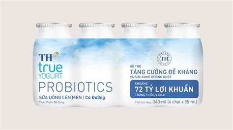 TH true YOGURT ra mắt dòng sản phẩm PROBIOTICS 85 ml hoàn toàn mới