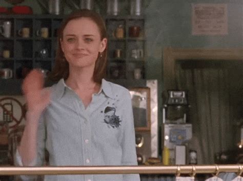 Waving Rory Gilmore GIF by Gilmore Girls - Find & Share on GIPHY