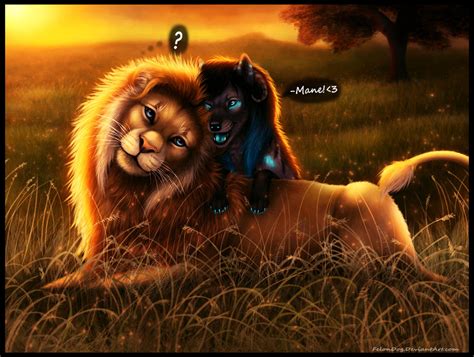 The Lion and the Wolf by FelonDog on DeviantArt