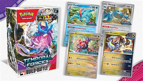 Get the Pokémon TCG: Scarlet & Violet—Temporal Forces Construct & Battle Field Early - POKECOORD