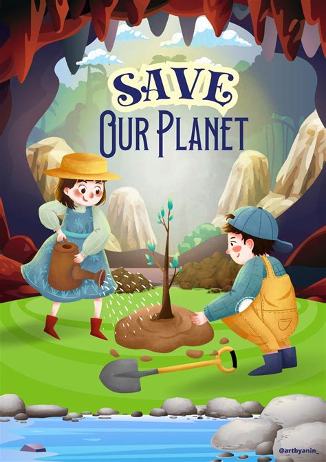 Save Our Planet | Hari Bumi | Global Warming Poster Art Ideas, Poster Design Inspiration ...