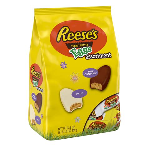 Reese's, Easter Milk Chocolate and White Creme Peanut Butter Eggs ...