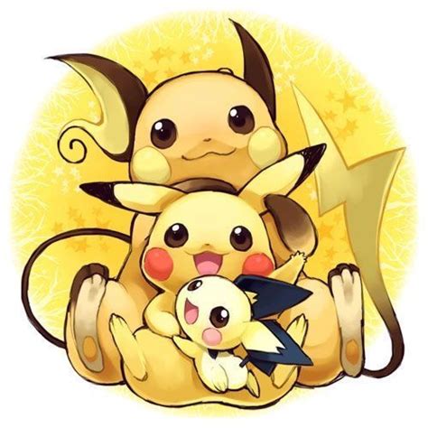 Pikachu raichu, Pichu pikachu raichu, Cute pokemon