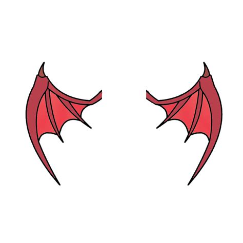 Devil Wings Drawing | Free download on ClipArtMag