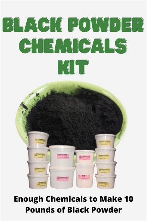 Black Powder Chemicals Kit - Makes 10 lbs. Black Powder | Making 10, 10 things, Homemade black