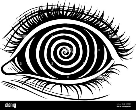 Psychedelic eye Black and White Stock Photos & Images - Alamy