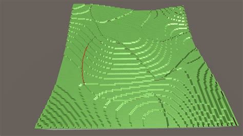 unity - Perlin noise terrain generation with integer (discrete ...