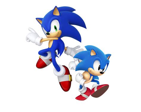 Modern Sonic and Classic Sonic - Sonic the Hedgehog Photo (21157735 ...