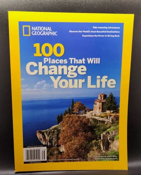 NATIONAL GEOGRAPHIC 100 Places That Will Change Your Life $2.00 - PicClick