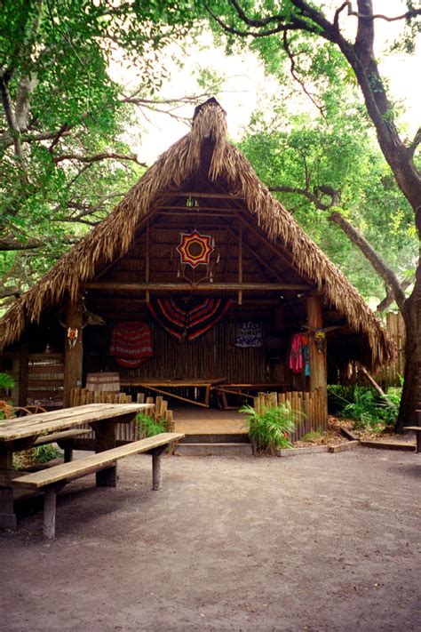 Seminole Indian hut, Florida, USA - Geographic Technologies Group