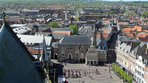 wk 19 Haarlem. Grote Markt vanaf de Groote St Bavo. | Haarlem