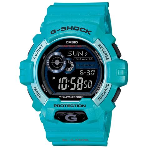 G-shock Men'S Digital Blue Resin Strap Watch 55X53Mm Gls8900-2 in Blue for Men (No Color) | Lyst