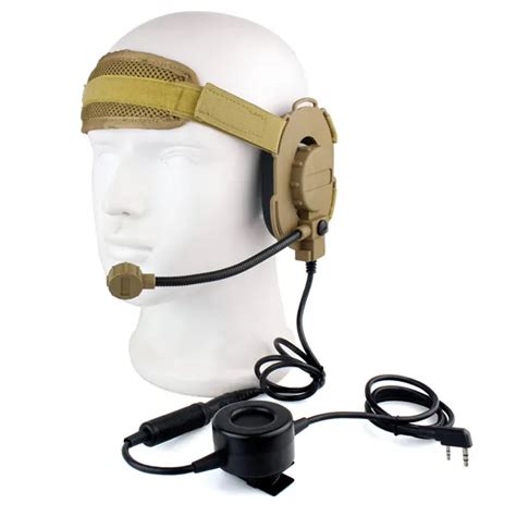 2 Pin Two way Radio HD03 Z Tactical Bowman Elite II Headset with ...