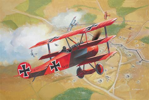 Download Red Baron Military Fokker Dr.I HD Wallpaper