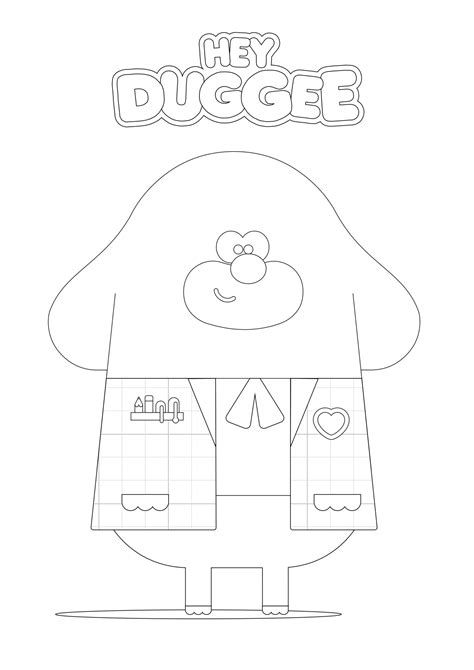 Free Printable Hey Duggee Coloring Pages - In The Playroom