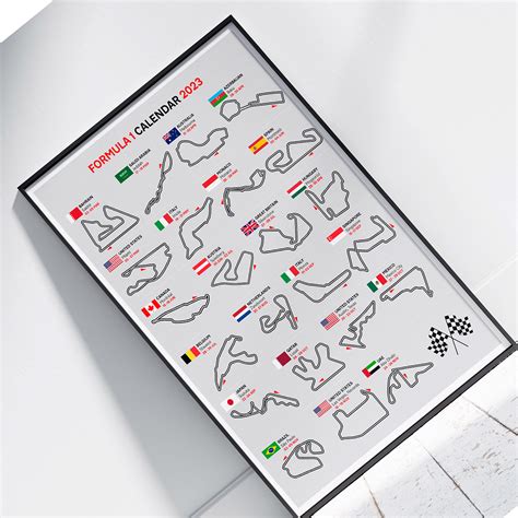 Formula 1 Calendar 2023 :: Behance