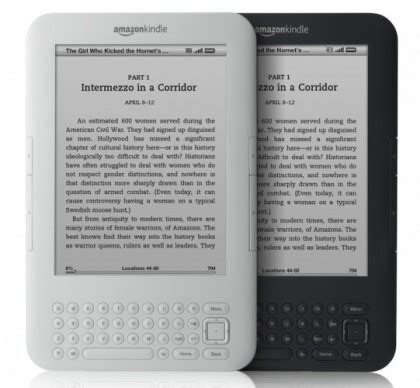 Amazon Kindle 3 software update: version 3.3 adds new features