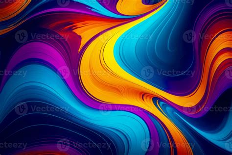 Vivid 4K Wallpaper, Colorful Abstract Bliss, AI Generated 31589378 ...