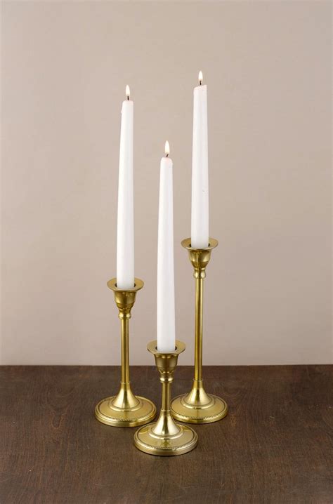 Large gold taper candle holder | Floating candles, Wedding bells and ...