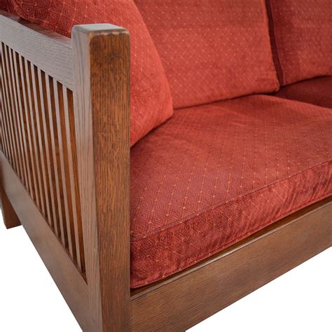 80% OFF - Stickley Furniture Stickley Prairie Settie Sofa / Sofas