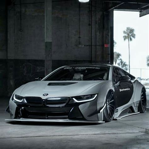 Silver BMW i8 Sports Car in 2023