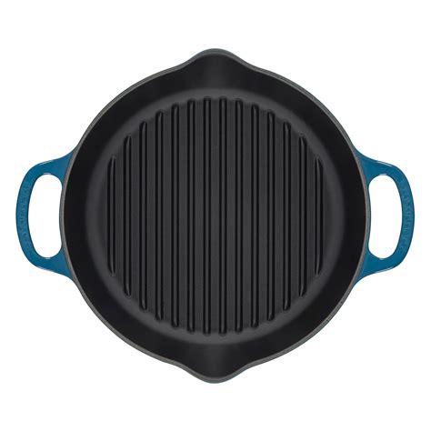 Signature Deep Round Grill Pan // 9.75" // Deep Teal - Le Creuset - Touch of Modern