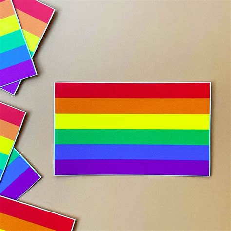 Rainbow LGBTQIA+ Pride Sticker – Flags For Good