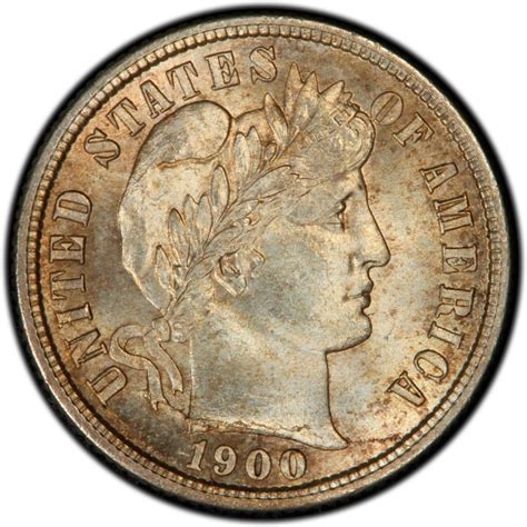 1900 Barber Dime Values and Prices - Past Sales | CoinValues.com