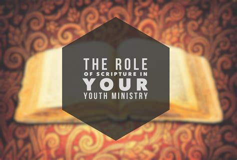 2 Simple Verses: The Role Of Scripture In Your Youth Ministry – YM360