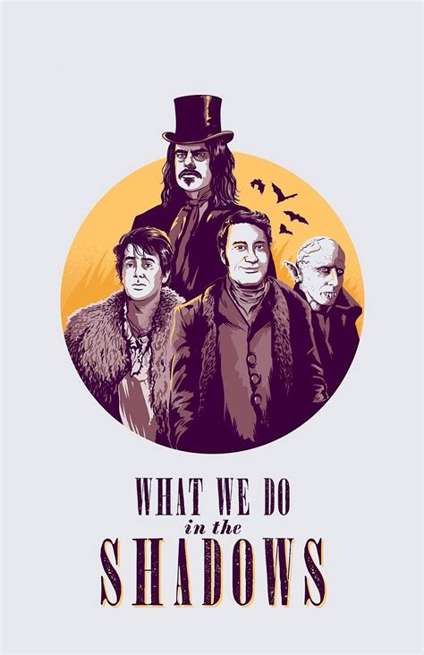 Download What We Do In The Shadows Vector Art Poster Wallpaper | Wallpapers.com